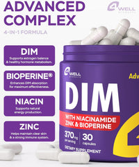 Dim Supplement Complex with Zinc, Niacinamide 370mg