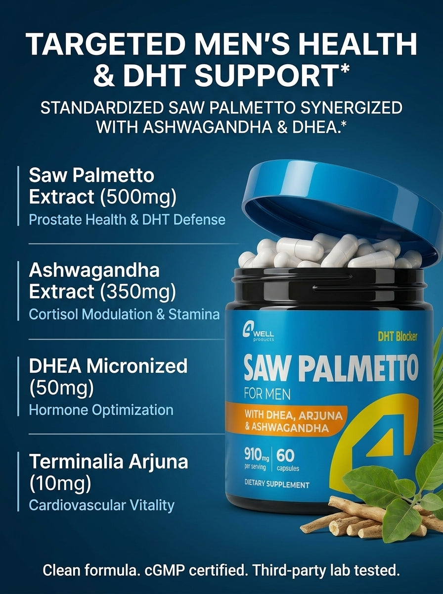 4Well Saw Palmetto for Men Formula Breakdown