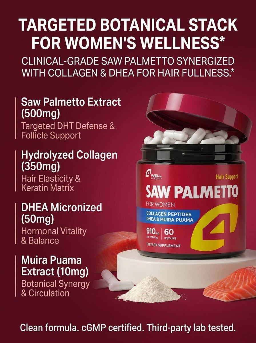 4Well Saw Palmetto for Women Formula Breakdown
