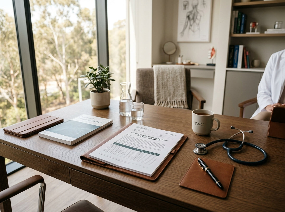 Physician desk and clinical specification documentation review